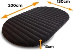 Deryan Luxe Twin Luchtbed - Tweepersoons Luchtbed Inclusief Pomp - 200 Cm X 130 X 13 Cm -Buiten Kamperen 1200x831 2