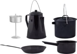 ESSCHERT DESIGN Pannenset Kampvuur - 4 Delig - Outdoor - Metaal 33 ESSCHERT DESIGN Pannenset Kampvuur - 4 Delig - Outdoor - Metaal -Buiten Kamperen 1200x837 1