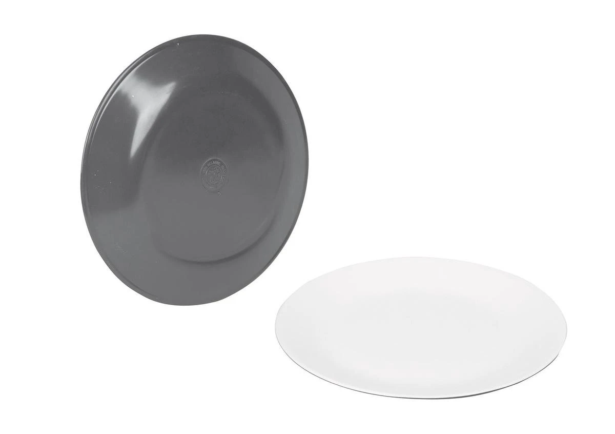 Bo-Camp Servies - Campingbord - 100% Melamine - 16-delig - Grijs 5 Bo-Camp Servies - Campingbord - 100% Melamine - 16-delig - Grijs - Afbeelding 3