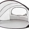 Deryan Luxe Pop Up Strandtent XXL - Anti-UV 50+ - Zilver -Buiten Kamperen 1200x858 1