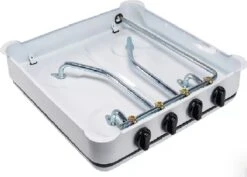 SMH LINE® Gas Kooktoestel 4 Pits - Camping Kooktoestel - Gaskomfoor - Incl. Gasslang Set -Buiten Kamperen 1200x860 11