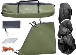 Pro-Tec Tent Nybro Automatisch 240x205x140 Cm Donkergroen -Buiten Kamperen 1200x866