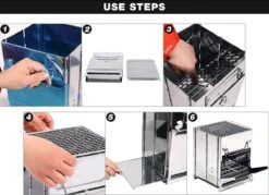 House Of Husk Draagbaar Houtkachel Voor Kamperen - Klein Camping Oven - Kampeer Kachel - Camping Kooktoestel - Camping Accessoires -Buiten Kamperen 1200x869 4