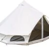 Skandika Tipii 400 Canvas Tent – Tipi-tenten – 8 Persoons Familietent - Campingtent – Muggengaas – 250 Cm Stahoogte – 400 Cm Diameter – 4000 Mm Waterkolom – Indische Tent, Partytent, Festivaltent – Outdoor, Camping, Tuin – Kamperen – Wit -Buiten Kamperen 1200x880