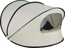 Deryan Luxe Pop Up Strandtent XXL - Anti-UV 50+ - Cream -Buiten Kamperen 1200x883