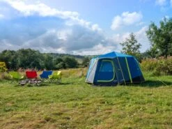 Coleman OctaGo Tent - Festival - 3-Persoons - Blauw/lime -Buiten Kamperen 1200x900 8