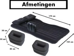 Auto Luchtbed - Auto Bed - Auto Matras - Achterbank En Achterbak - 2 Persoons - Incl. Elektrische Pomp - 175 X 125 CM -Buiten Kamperen 1200x910 1