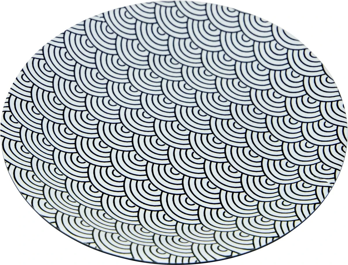 Bo-Camp Servies - Mix & Match - 16 Delig - Zwart/Wit 7 Bo-Camp Servies - Mix & Match - 16 Delig - Zwart/Wit - Afbeelding 5