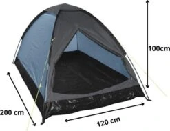 Orange85 Tent - 1 Persoons - Festivaltent - Blauw - Glow In The Dark - 200x120x100 Cm - Polyester 9 Orange85 Tent - 1 Persoons - Festivaltent - Blauw - Glow In The Dark - 200x120x100 Cm - Polyester -Buiten Kamperen 1200x925