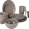 Bo-Camp Servies - Campingbord - Stone - 16-Delig - Beige 2 Bo-Camp Servies - Campingbord - Stone - 16-Delig - Beige -Buiten Kamperen 1200x927 2