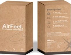 AirFeel Lichtgewicht Opsblaasbaar Slaapmatje - Ingebouwde Pomp En Kussen - 196 X 60 X 6 Cm - Orange -Buiten Kamperen 1200x928 1