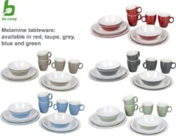 Bo-Camp Servies - Campingbord - 100% Melamine - 16-delig - Grijs 16 Bo-Camp Servies - Campingbord - 100% Melamine - 16-delig - Grijs -Buiten Kamperen 1200x928 5