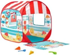 Pop-Up Strandtent: Beach Hut - Speeltent -Buiten Kamperen 1200x937