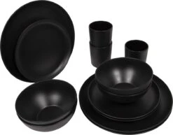 Bo-Camp Industrial - Servies - Orville - Campingbord - 16-delig - Mat Zwart 15 Bo-Camp Industrial - Servies - Orville - Campingbord - 16-delig - Mat Zwart -Buiten Kamperen 1200x938 7