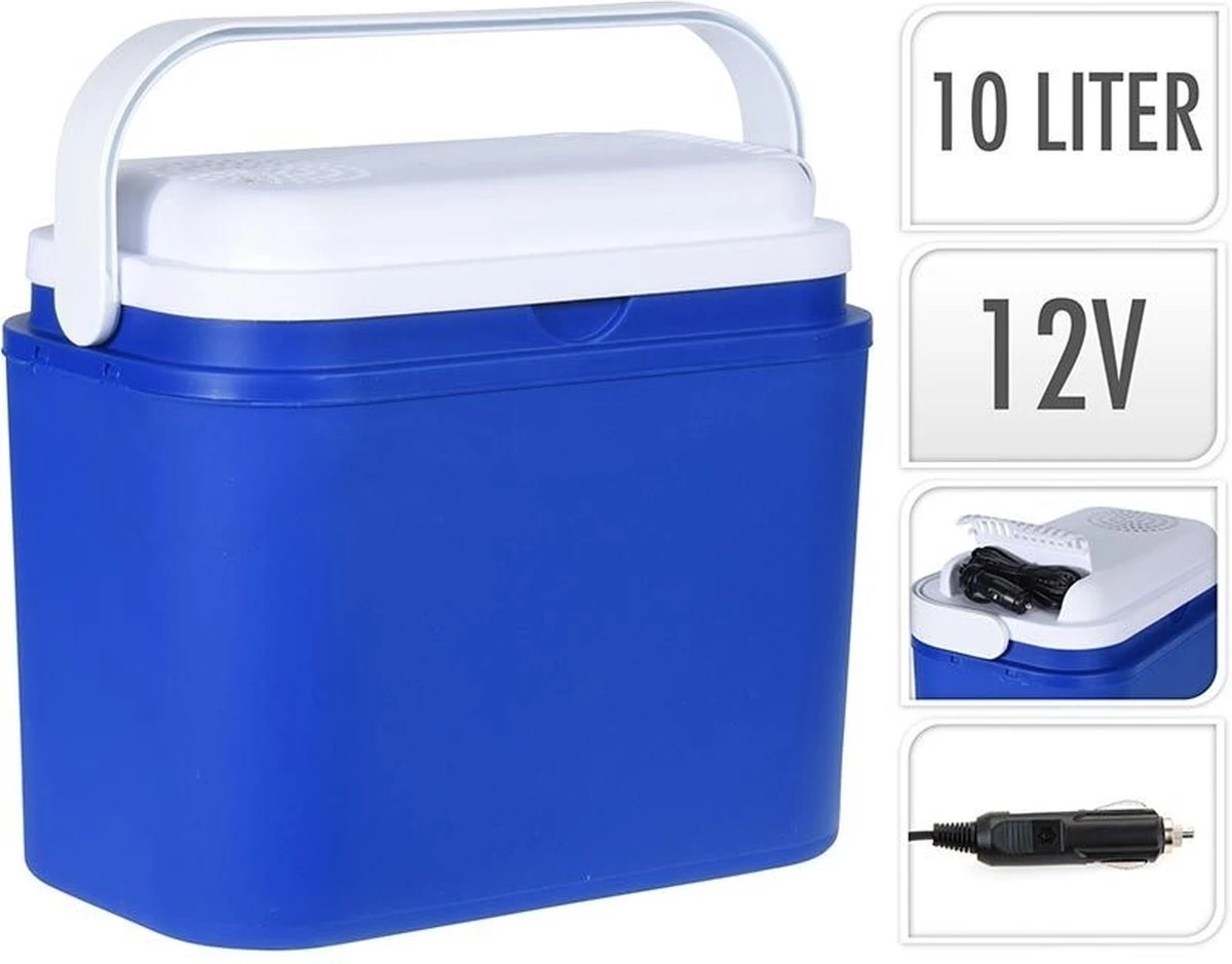 Tom Elektrische Koelbox 12 Volt 10 Liter Blauw 4 Tom Elektrische Koelbox 12 Volt 10 Liter Blauw - Afbeelding 2