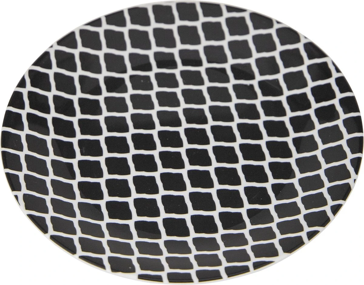 Bo-Camp Servies - Mix & Match - 16 Delig - Zwart/Wit 15 Bo-Camp Servies - Mix & Match - 16 Delig - Zwart/Wit - Afbeelding 13