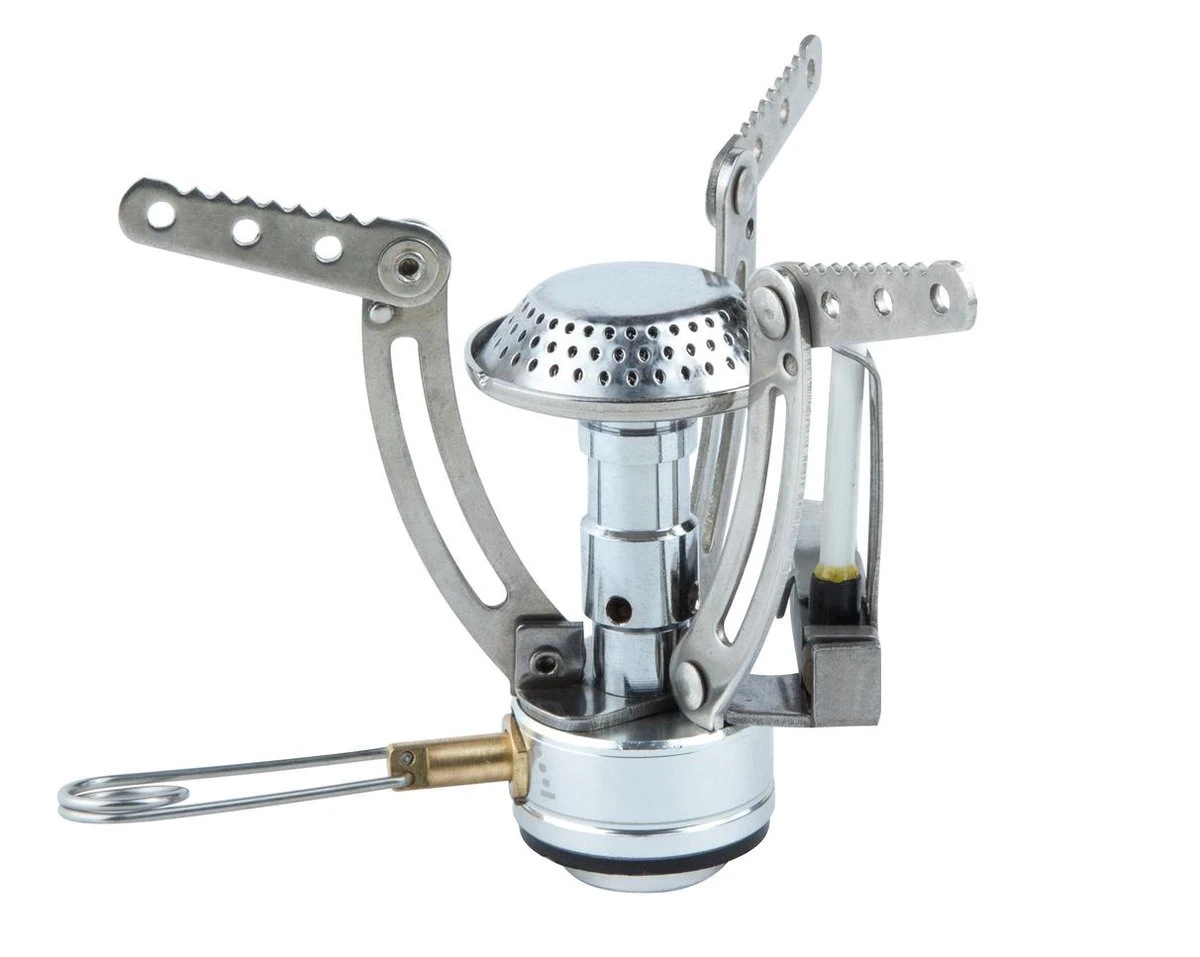 MacGyver Gasbrander Mini RVS - Camping Kookstel - Kookbrander - 10 Cm - Elektronische Ontsteking 3 MacGyver Gasbrander Mini RVS - Camping Kookstel - Kookbrander - 10 Cm - Elektronische Ontsteking