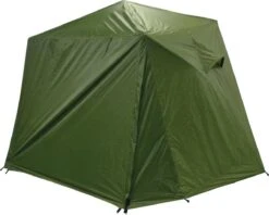 FisherPro Karpertent Met Stormcover – Vistent – Tent - Bescherming Tegen Zon En Wind – 100% Waterdichte Stormhoes – Met Handige Meeneemtas – Ook Geschikt Als Strandtent Of Festivaltent – Extra Veiligheid En Warmte Door Stormcover -Buiten Kamperen 1200x960 1