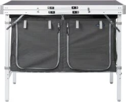 Campart Campingkeuken KI-0757 – Complete Keuken En Campingkast – Opvouwbaar En Inclusief Draagtas - Grijs -Buiten Kamperen 1200x973 1