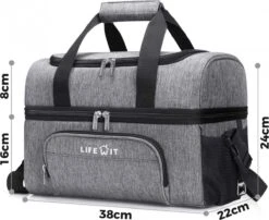 Lifewit 20L Koeltas | 20 Liter | Opvouwbaar | Koelbox-Koeltas | Isolatietas/ Picknicktas Voor Levensmiddelen / Grijs 15 Lifewit 20L Koeltas | 20 Liter | Opvouwbaar | Koelbox-Koeltas | Isolatietas/ Picknicktas Voor Levensmiddelen / Grijs -Buiten Kamperen 1200x982