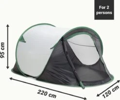 JEMIDI Tweepersoons Pop-up Tent - Opgooitent, Werptent Voor 2 Personen - Ideaal Als Festivaltent Of Kampeertent - Verschillende Kleuren -Buiten Kamperen 1200x994 1