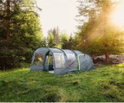 Coleman Vail 4L Tunneltent - Familie Tent - 4-Persoons - Grijs/Groen -Buiten Kamperen 1200x996