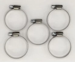 5X RVS SBS Slangen Klem Spanwijdte 32-50mm, 12 Mm Breed (WS2EUR)