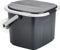 Branq Toiletemmer Draagbaar Met Deksel - 15,5L - Antraciet -Buiten Kamperen 1200x999 4