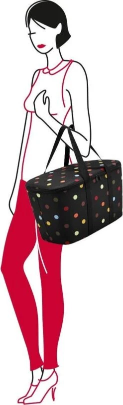 Reisenthel Coolerbag Koeltas - 20L - Dots Zwart -Buiten Kamperen 366x1200