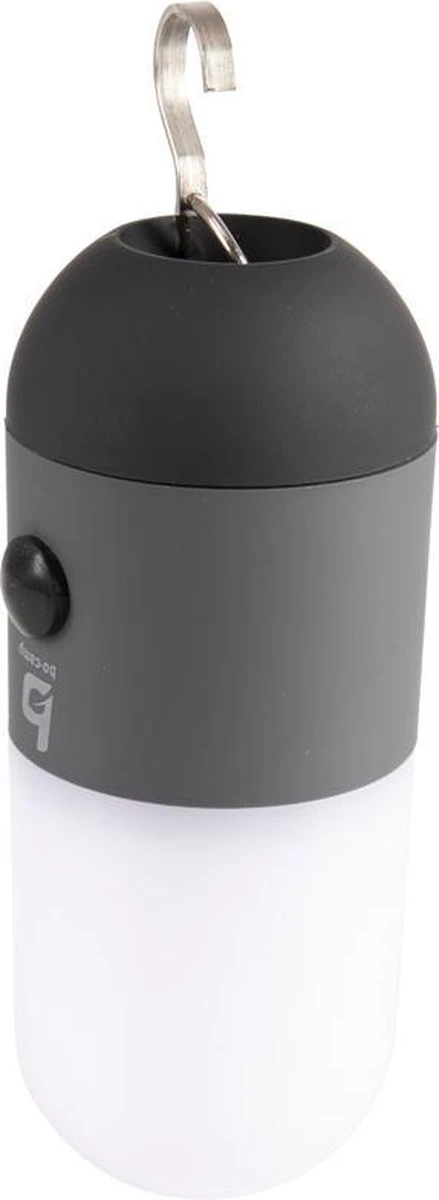 Bo-Camp Tafel-/hanglamp - Glow - High Power Led - 120 Lumen - Tentlamp - Grijs 4 Bo-Camp Tafel-/hanglamp - Glow - High Power Led - 120 Lumen - Tentlamp - Grijs - Afbeelding 2