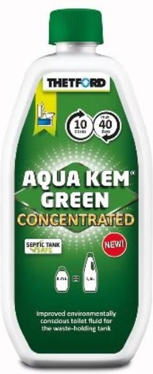 Thetford Aqua Kem Green - Concentrated - 0,75L 5 Thetford Aqua Kem Green - Concentrated - 0,75L - Afbeelding 3