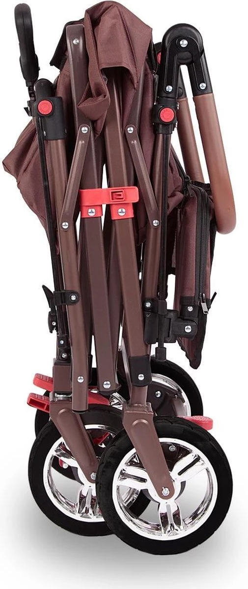 FUXTEC Bolderkar CT800 - Bruin 4 FUXTEC Bolderkar CT800 - Bruin - Afbeelding 2