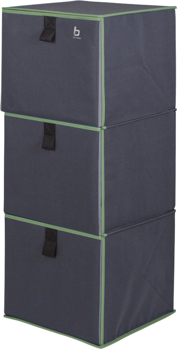 Bo-Camp - Vouwkast - Met 3 Opvouwbare Laden 3 Bo-Camp - Vouwkast - Met 3 Opvouwbare Laden