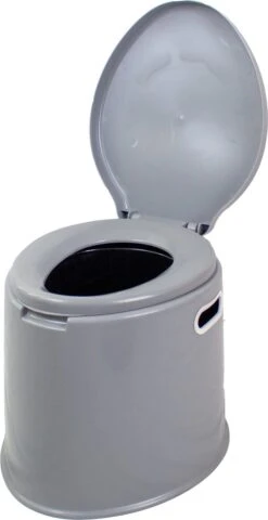 NordFalk Draagbaar Campingtoilet 6 Liter - Camping Toilet Met Binnenemmer - Incl. Deksel En Rolhouder -Buiten Kamperen 617x1200 1