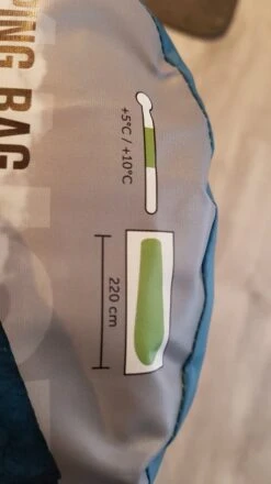 Max Ranger - XL Mummieslaapzak Blauw 220 X 80 Cm - Extra Grote Mummieslaapzak - XL Mummie Slaapzak Blauw -Buiten Kamperen 674x1200