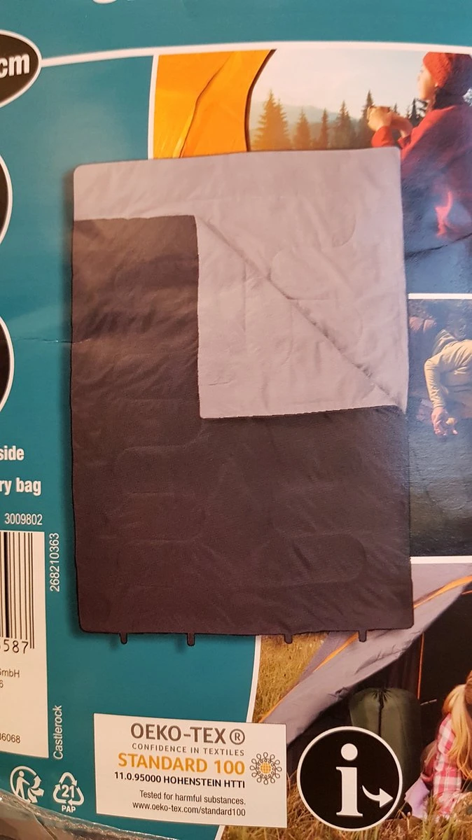 Froyak - 2-persoons Slaapzak XXL Groen 225 X 150 Cm - 2 Persoons Slaapzak Envelop Model Extra Large 8 Froyak - 2-persoons Slaapzak XXL Groen 225 X 150 Cm - 2 Persoons Slaapzak Envelop Model Extra Large - Afbeelding 6