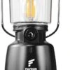 Favour L0818 Retro Camping Lamp Oplaadbaar LED, 320 Lumen, IP64 Waterdicht, Draagbare Kampeerlamp, Tentlamp, Acculamp, Traploos Dimbare Lamp Incl. Kaarslicht-modus, Zwart -Buiten Kamperen 688x1200 3