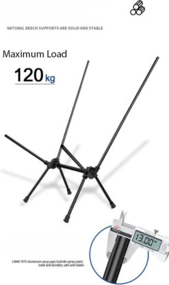 Lopoleis® Campingstoel – Campingstoel Opvouwbaar – Visstoel – Vouwstoel – Strandstoel – Inklapbaar – Lichtgewicht – Outdoor Stoel - Hoge Rugleuning -Buiten Kamperen 715x1200 1