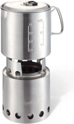 Solo Stove Lite Draagbare Kooktoestel. Geen Vloeibare Brandstof Nodig. Krachtige Efficiënte Houtverbranding En Weinig Rook. Voor 1-2 Personen, 304 Roestvrijstaal, Compact ⌀ 10,8 Cm, Hoogte 14,5 Cm, 255g. -Buiten Kamperen 722x1200 3