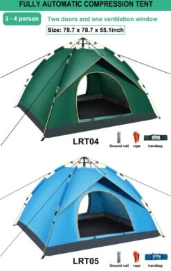 Fish Life Waterdichte Tent - Lichtgewicht Tent - Tent Voor 2-4 Personen - 200*200*140 Cm - Outdoor Camping Tent - Licht Blauw 11 Fish Life Waterdichte Tent - Lichtgewicht Tent - Tent Voor 2-4 Personen - 200*200*140 Cm - Outdoor Camping Tent - Licht Blauw -Buiten Kamperen 758x1200 1