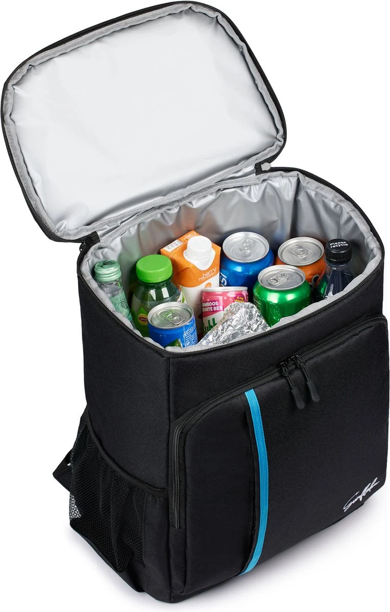 Sunflake Koelrugzak Groot - Lunchtas - Koeltas Backpack Voor Dames & Heren - Zwart 4 Sunflake Koelrugzak Groot - Lunchtas - Koeltas Backpack Voor Dames & Heren - Zwart - Afbeelding 2