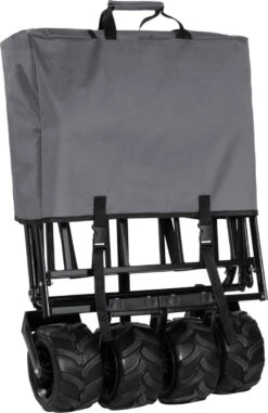 TecTake - Opvouwbare Bolderkar Heidrun Grijs -Buiten Kamperen 777x1200