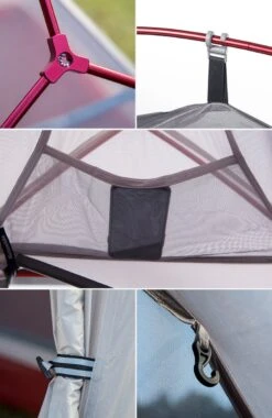 Cloud Up 3 Upgraded - Naturehike® - Tent 3 Persoons - Lichtgewicht Tent - Incl. Grondzeil - 20D 4000MM - Outdoor Kampeertent - Waterdicht - Hiking & Wandelen -Buiten Kamperen 780x1200 1
