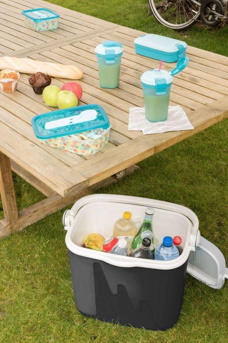 Curver Koelbox - 32L - Antraciet 4 Curver Koelbox - 32L - Antraciet - Afbeelding 2