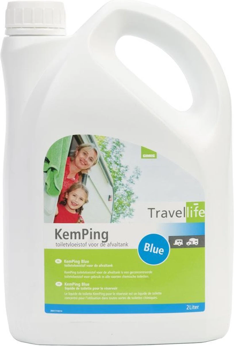 Travellife KemPing Blue - Toiletvloeistof - 2 Liter 5 Travellife KemPing Blue - Toiletvloeistof - 2 Liter - Afbeelding 3