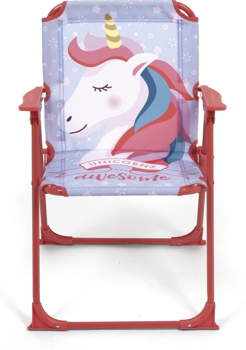 Arditex Klapstoel Unicorn Junior 53 Cm Polyester Roze/blauw 3 Arditex Klapstoel Unicorn Junior 53 Cm Polyester Roze/blauw