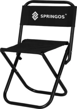 Springos Campingstoel | Kampeerstoel | Vouwstoel | Klapstoel | Zwart -Buiten Kamperen 846x1200 2