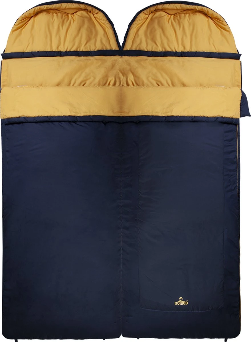 NOMAD® Aztec Comfort Slaapzak | 220x80cm Blauw | Lichtgewicht & Kwalitatief | Dekenmodel Slaapzak | Incl Hoes 6 NOMAD® Aztec Comfort Slaapzak | 220x80cm Blauw | Lichtgewicht & Kwalitatief | Dekenmodel Slaapzak | Incl Hoes - Afbeelding 4