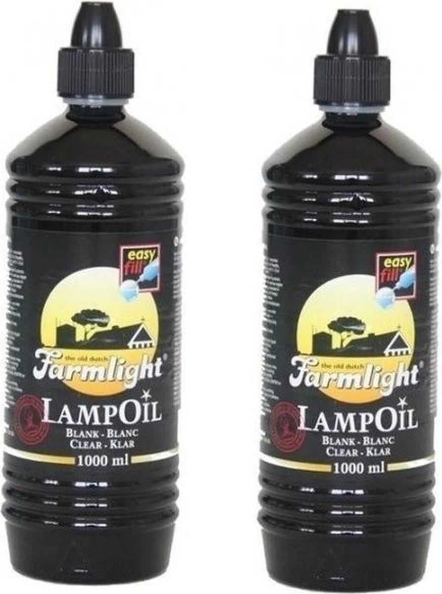 Merkloos 2x Lampenolie / Fakkelolie -1 Liter - Met Gratis Aansteker 3 Merkloos 2x Lampenolie / Fakkelolie -1 Liter - Met Gratis Aansteker