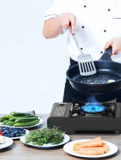 Camping Kooktoestel - Draagbaar Gasfornuis - Incl. 2x Gasflessen En Koffer -Buiten Kamperen 908x1200 7